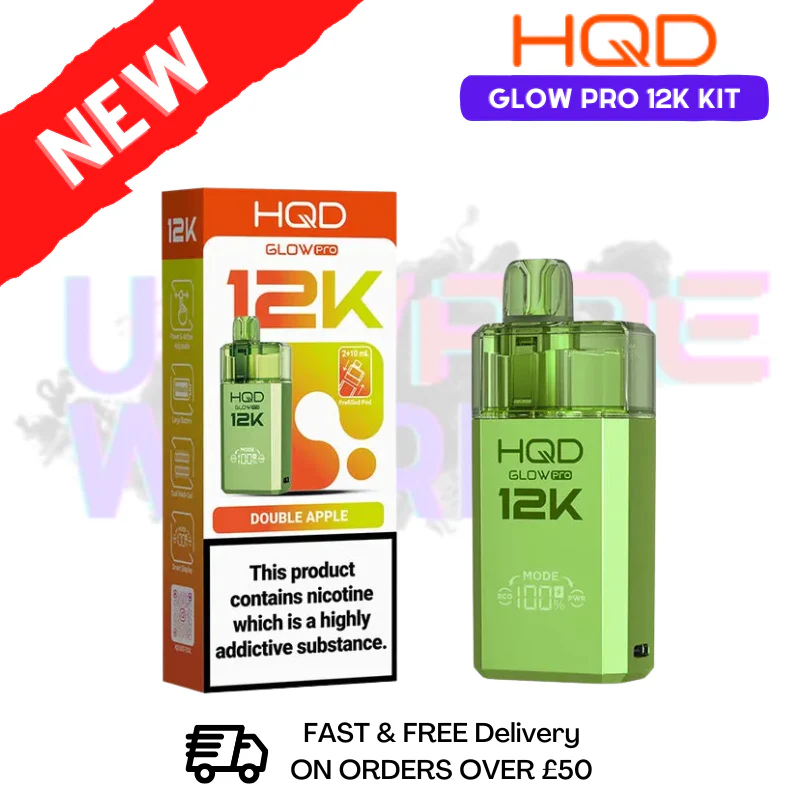 Double Apple HQD 12K Glow Pro Pod Kit