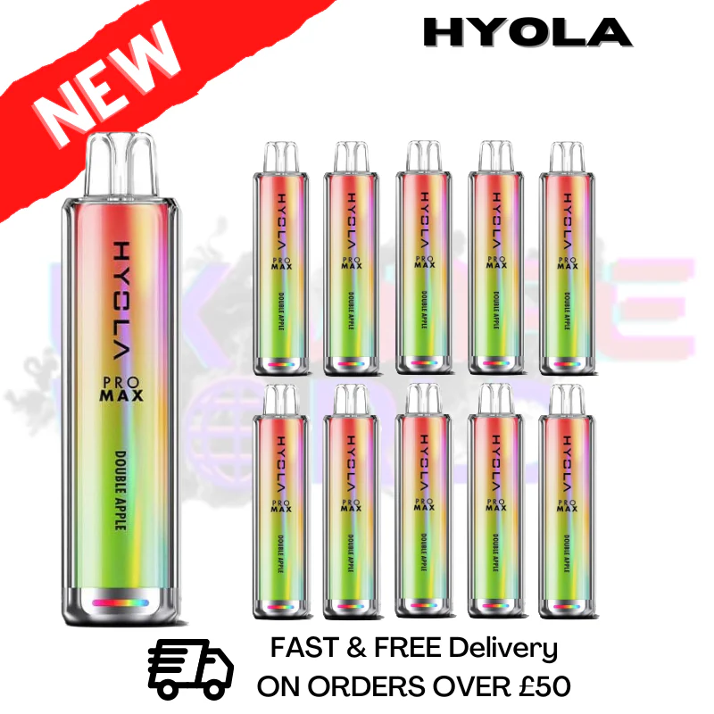 Double Apple Hyola Pro Max 8000 Puff Box Of 10
