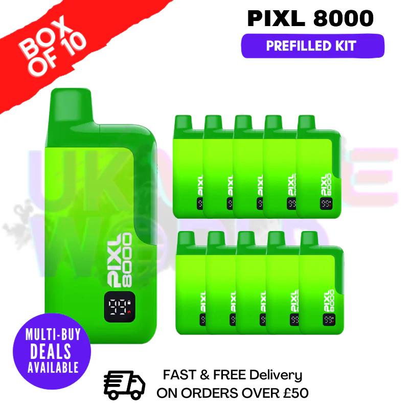 Double Apple Pixl 8000 Kits Box Of 10