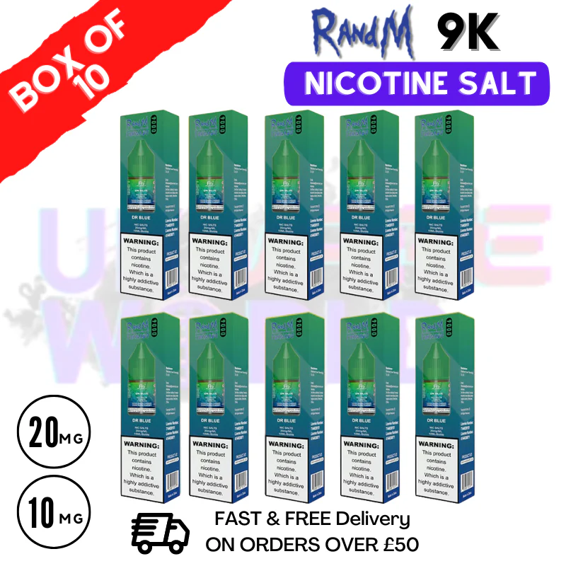 Dr Blue RandM 9000 Tornado Nic Salt Pack / Box of 10 - £16.99