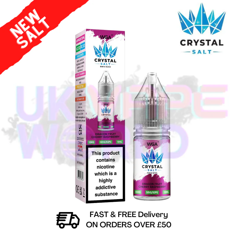 Dragon Fruit Cherry Raspberry WGA Crystal Nic Salt | Lowest Price