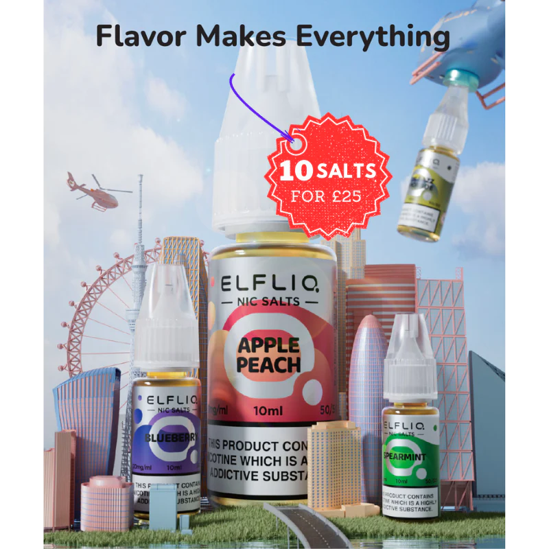 ElfLiq 'Grape' Nic Salt 10ML eLiquid - Image 2