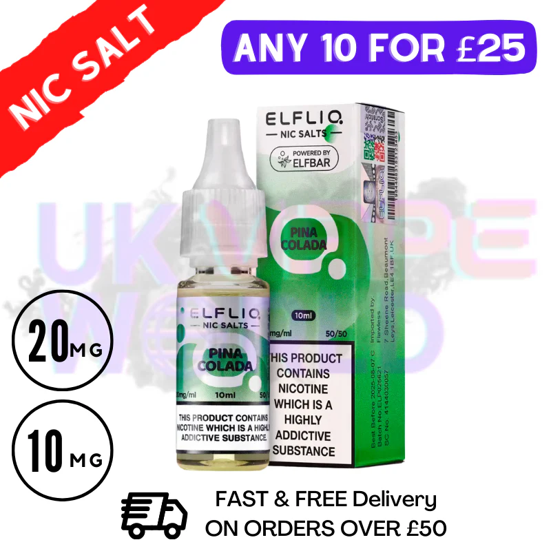 ElfLiq 'Pina Colada' Nic Salt 10ML eLiquid