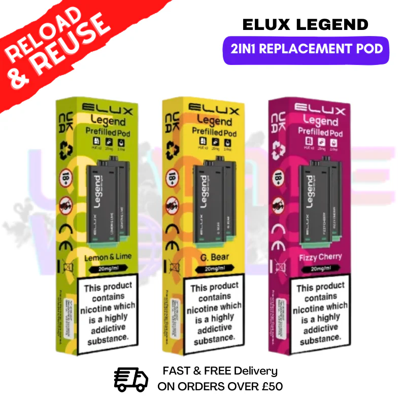 Elux Legend 1500+ REPLACEMENT PODS