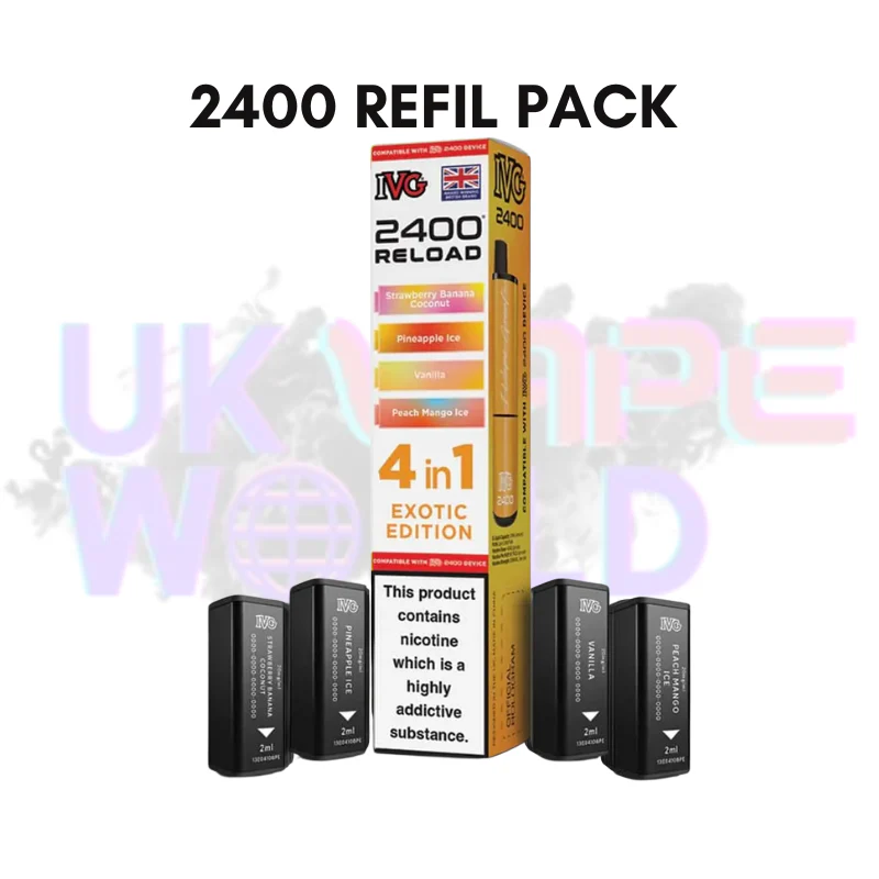 Exotic Edition IVG 2400 RELOAD Pods - Box Of 10 - Image 2