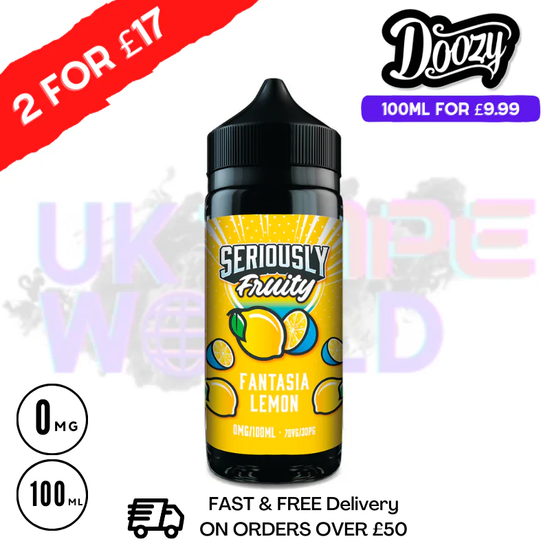 Fantasia Lemon Doozy eJuice Shortfill 100ML Eliquid
