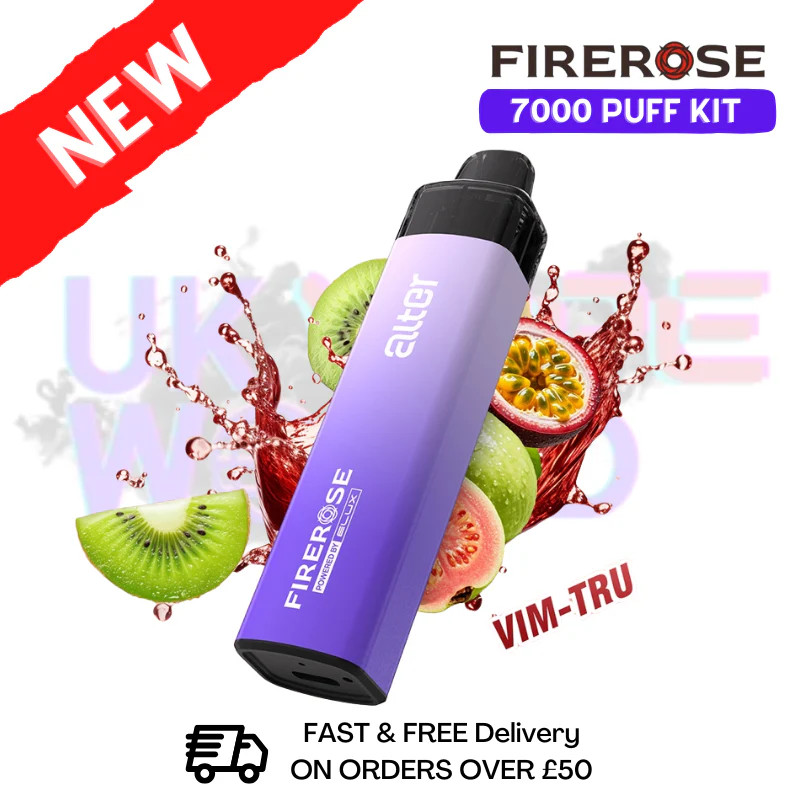 Firerose 7000 Puff Kits BOX OF 5 (CLEARANCE) - £19.99 - Image 3