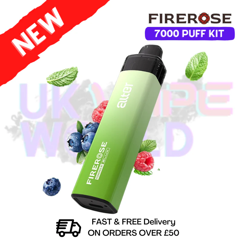 Blue Crush Elux Firerose 7K 7000 Puff Pod Kit