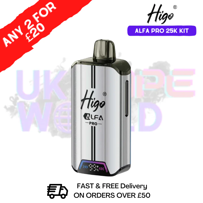 Fizzy Cherry Cola Higo 25K Alfa Pro Pod Kit - Any 2 For £20