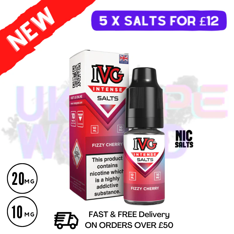 Fizzy Cherry IVG Intense Nic Salt E-Liquid