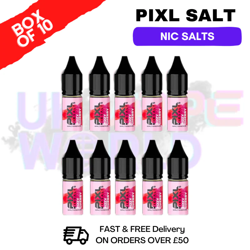 Fizzy Cherry Pixl Nic Salt Box Of 10