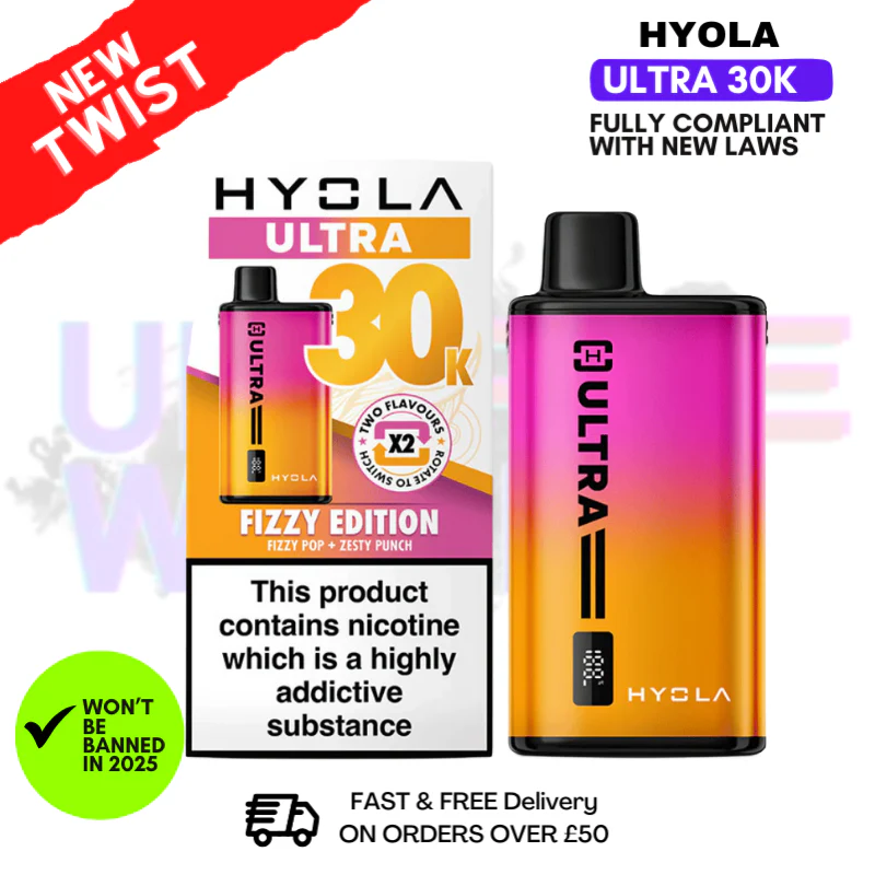 Fizzy Edition Hyola Ultra 30K Puff Prefilled Pod Kit