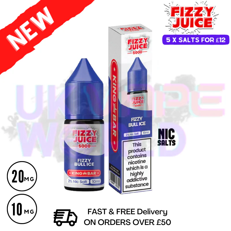 Fizzy Juice 5000 Nic Salt Bull ICE 10ML E-liquid