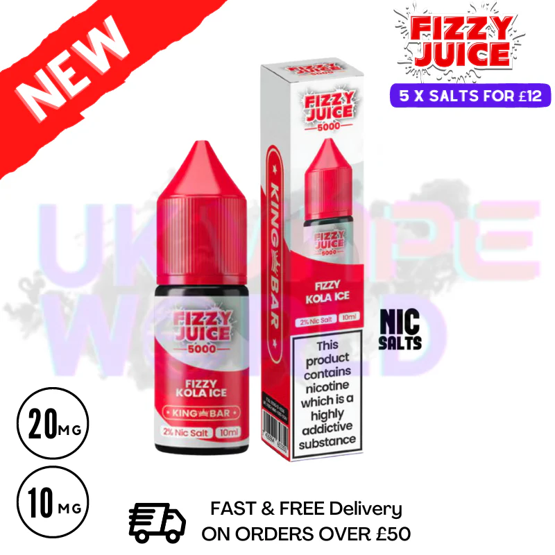 Fizzy Juice 5000 Nic Salt Cola ICE 10ML E-liquid