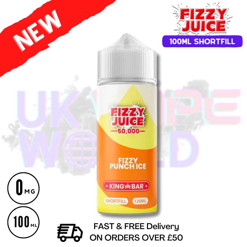 Fizzy Punch Ice Fizzy Juice 100ml E-Liquid - £7.99