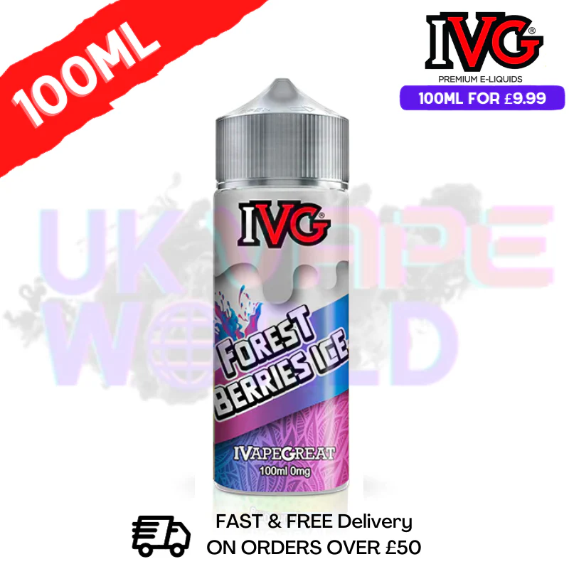 Forest Berries ICE IVG Shortfill Juice (NEW) 100ML Eliquid