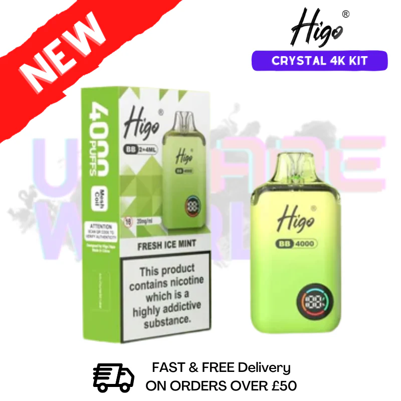 Fresh Mint Crystal Higo 4K 4000 Puff Pod Kit