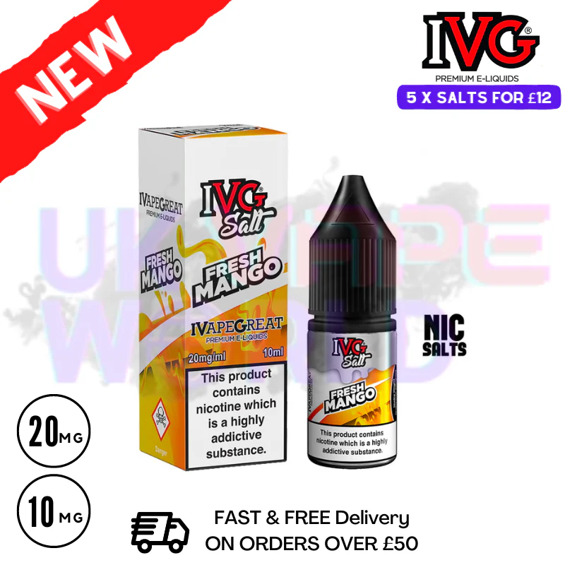 Fresh Mango IVG Salt 10ml Nic Eliquid