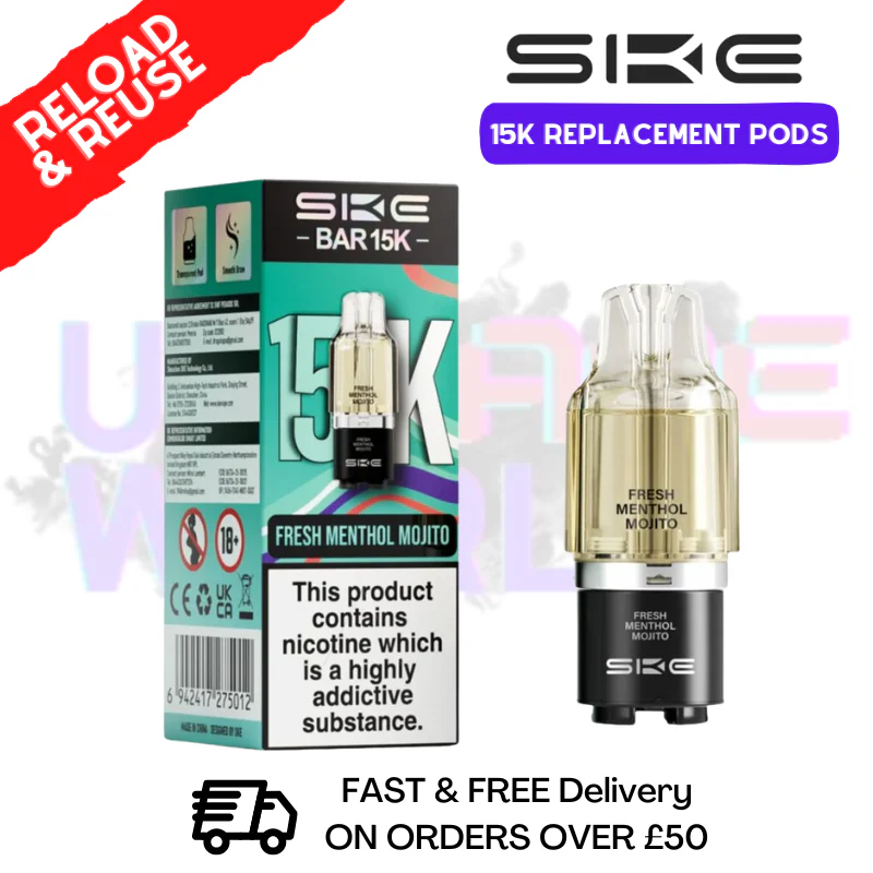 Fresh Menthol Mojito SKE 15K Replacement POD - £6.99
