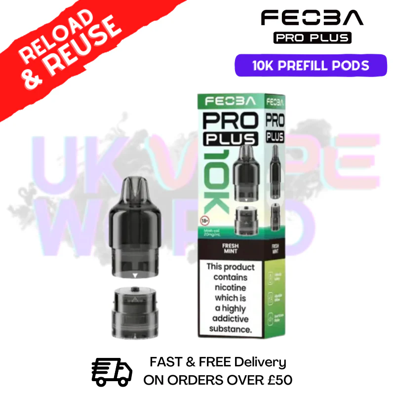Fresh Mint Feoba 10K Refil Pods Pro Plus - £5.85