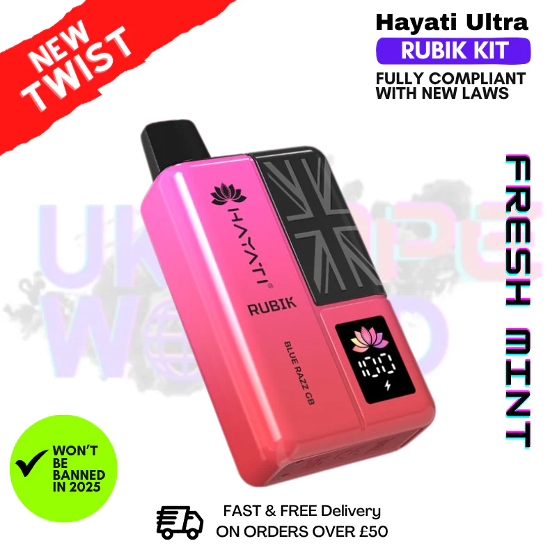 Fresh Mint Hayati Rubik 7000 Puff 7K Bar - Image 2