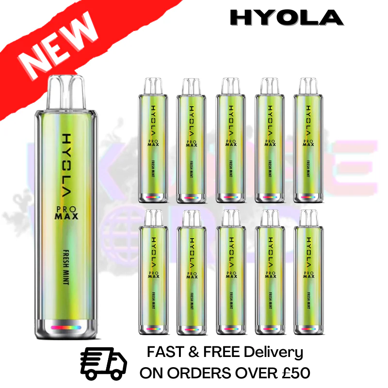 Fresh Mint Hyola Pro Max 8000 Puff Box Of 10