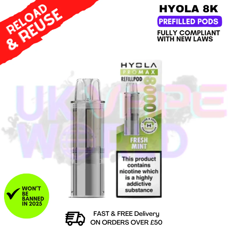 Fresh Mint Hyola Pro Max 8000 Replacement Pod