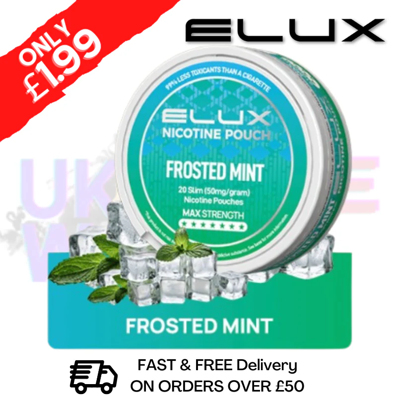 Frosted Mint Elux Legend Nicotine Pouches - ONLY £3.99