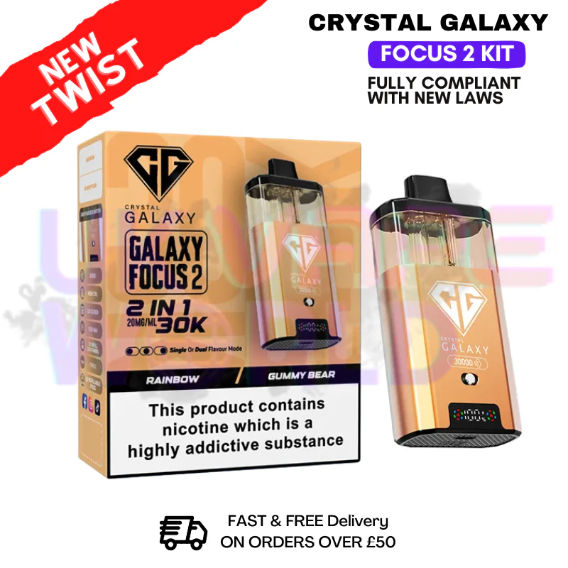 Rainbow Crystal Galaxy 30K Focus 2 Puff Kit