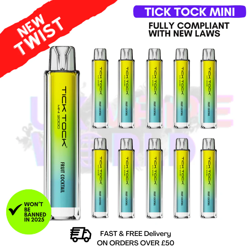 Fruit Cocktail Tick Tock Mini 2000 Box Of 10