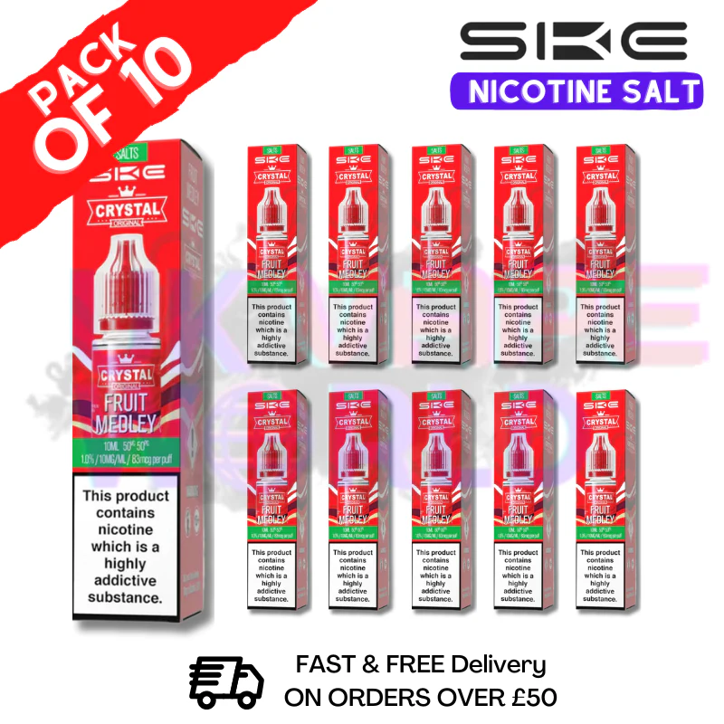 Fruit Medley Crystal SKE Nic Salt BOX OF 10