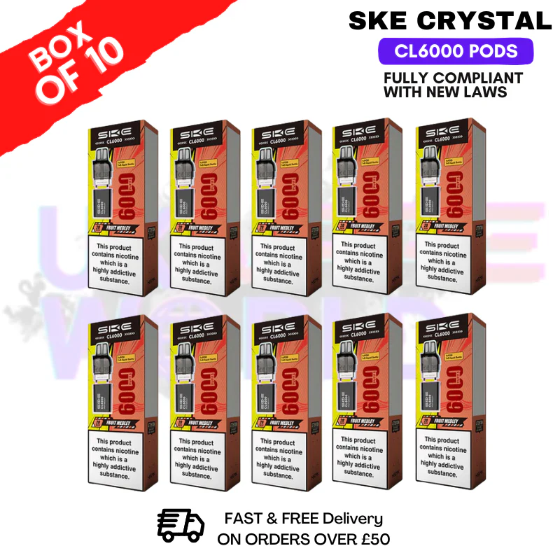 Fruit Medley SKE Crystal CL6000 Prefilled Pod Box Of 10