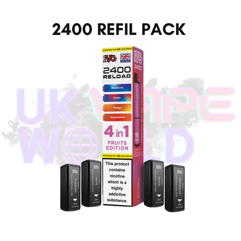 Fruits Edition IVG 2400 RELOAD Pods - Box Of 10 - Image 2