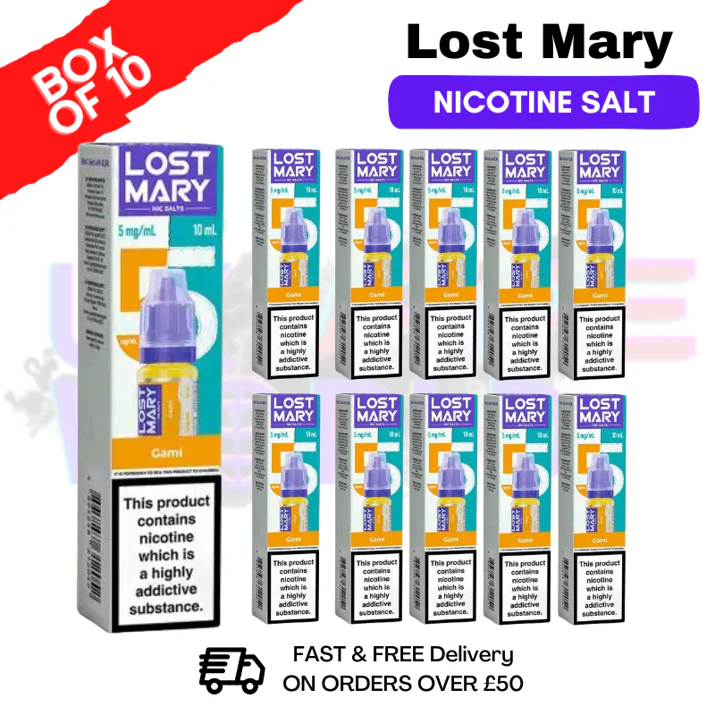 Gami Lost Mary Nic Salt BOX OF 10