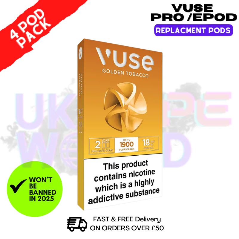 Golden Tobacco Vuse Pro Replacement Pod EPod