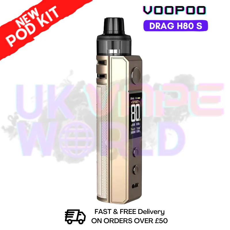 Golden VooPoo Drag H80 S Pod Kit