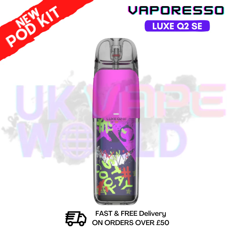Graffiti Pink Vaporesso Luxe Q2 SE Kit