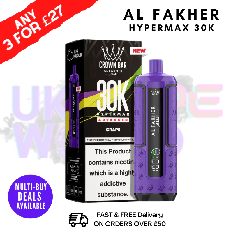 Grape Al Fakher 30K HyperMax Pod Kit