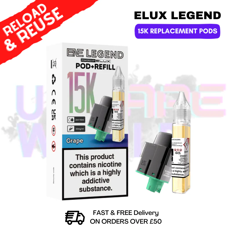 Grape Ene 15K Replacement Pods - Lowest Price