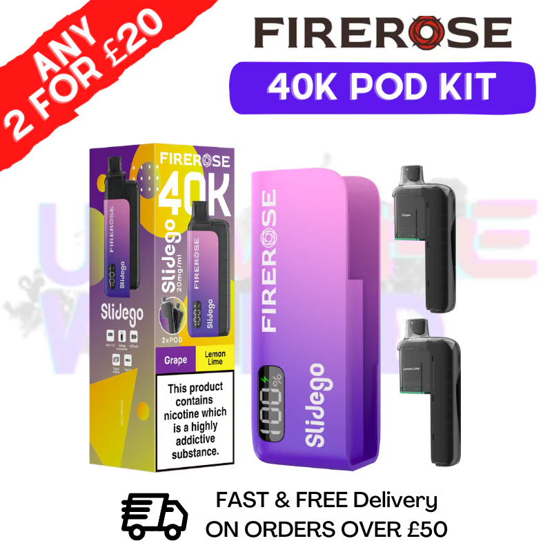 Grape Firerose SlideGo 40K Prefilled Pod Kit
