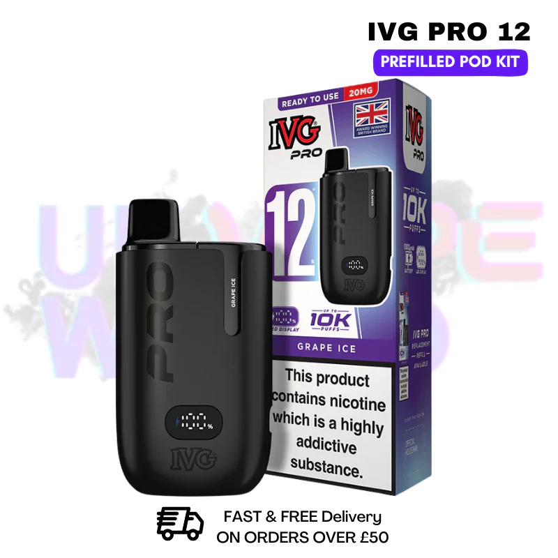 Grape ICE IVG Pro12 Prefilled Pod Kit