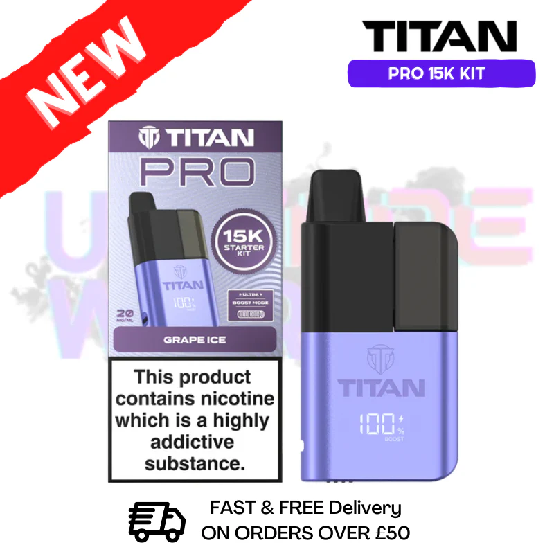 Grape Ice Titan Pro 15K Pod Kit