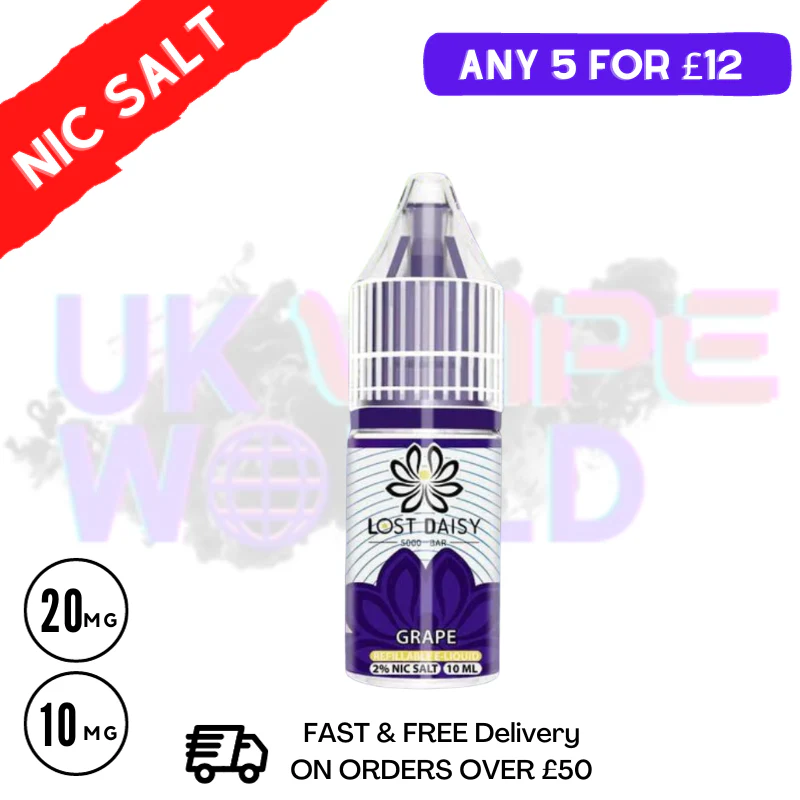 Grape LOST Daisy Nic Salt 10ML eLiquid