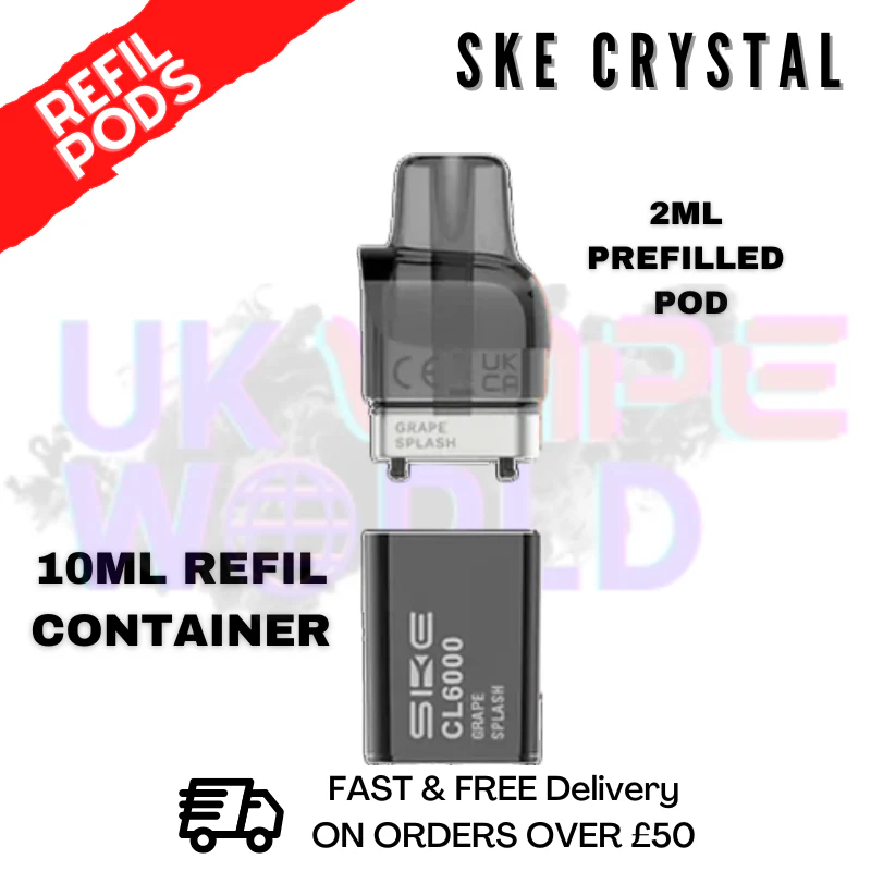 Grape Splash SKE CL6000 Replacement Prefilled Pod
