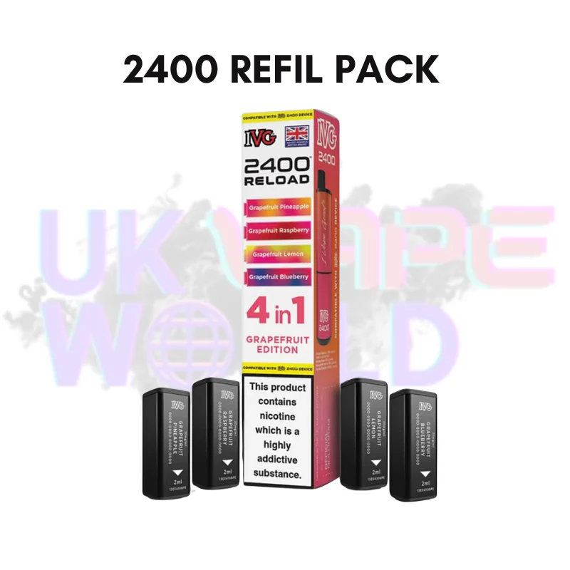 Grapefruit Edition IVG 2400 RELOAD Pods - Box Of 10 - Image 2