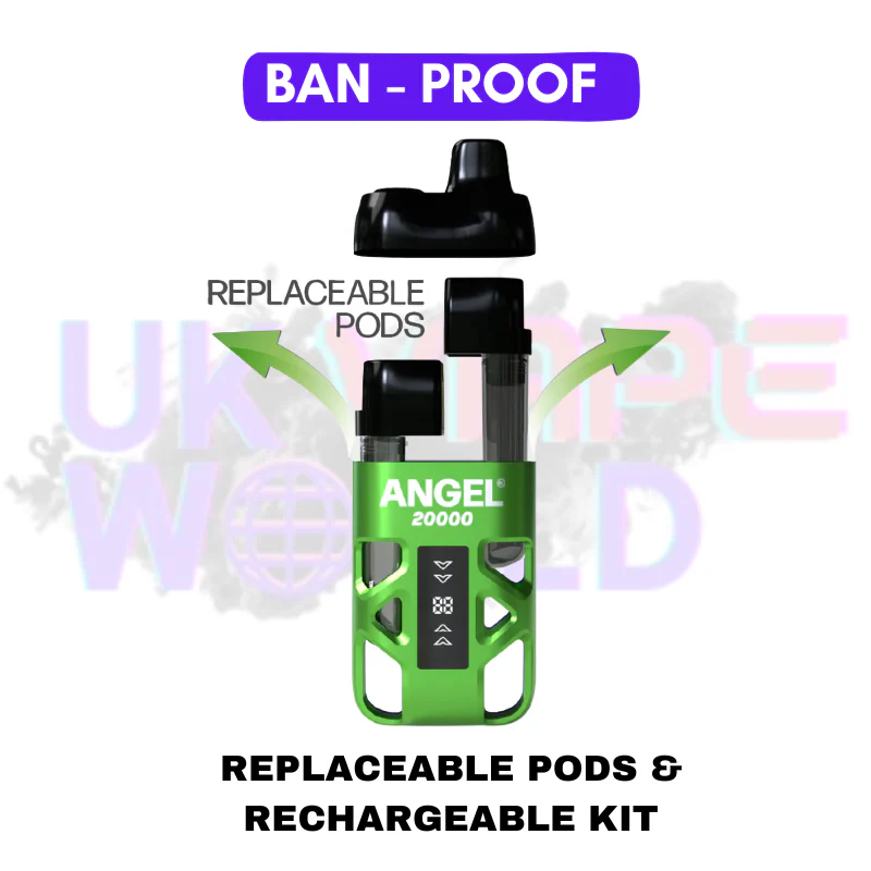 Green Edition Angel Bar 20K Puff Twist Prefilled Pod Kit - Image 2