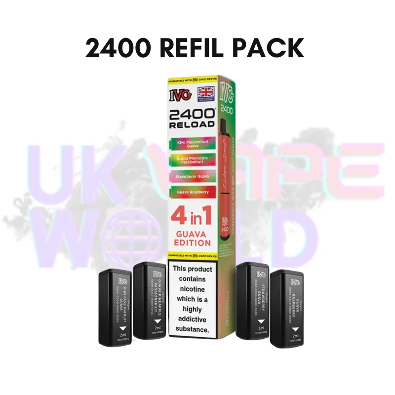 Guava Edition IVG 2400 RELOAD Pods - Box Of 10 - Image 2