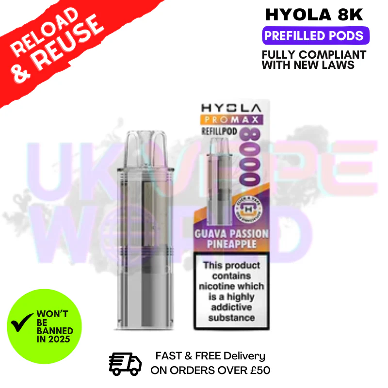 Guava Passion Pineapple Hyola Pro Max 8000 Replacement Pod