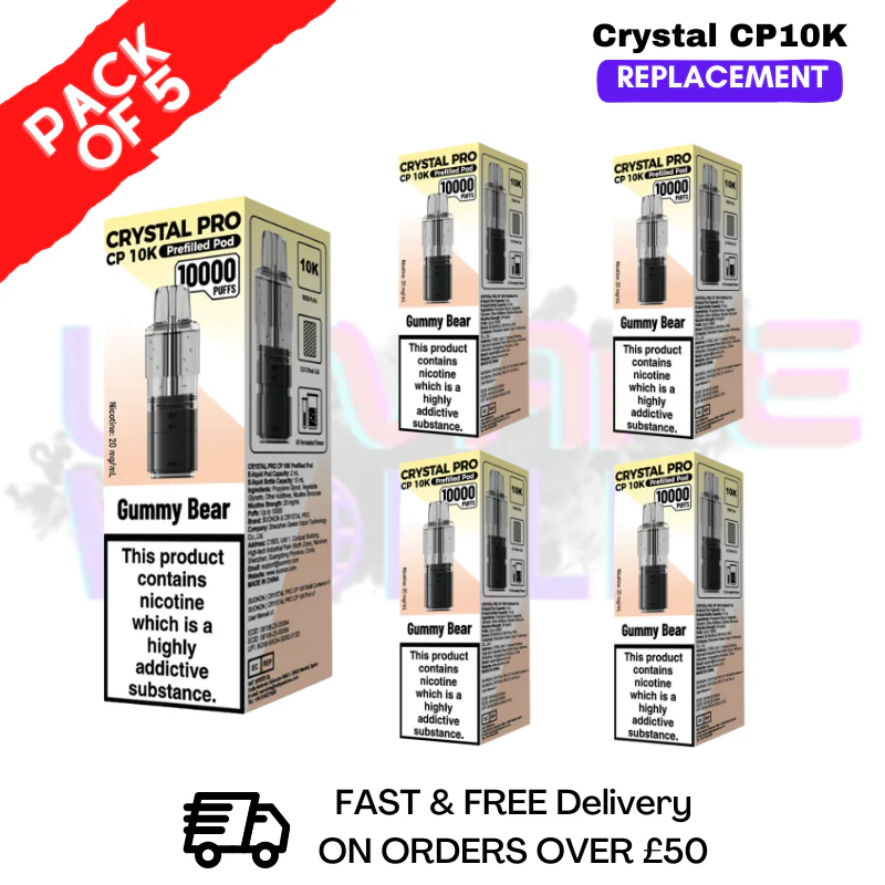 Gummy Bear CP Pro 10K Replacement Pods Box Of 5
