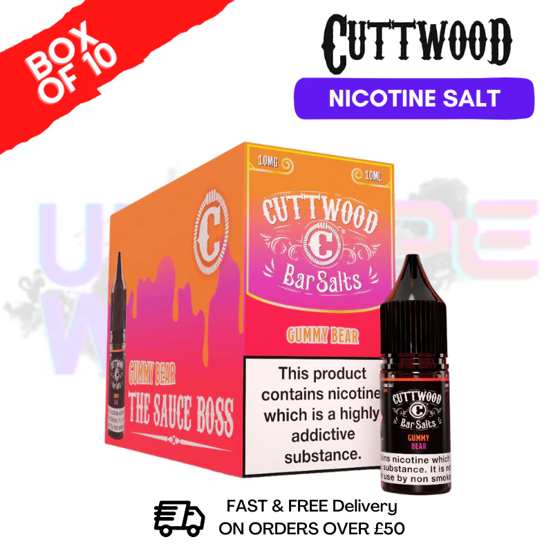 Gummy Bear Cuttwood Bar Salt BOX OF 10